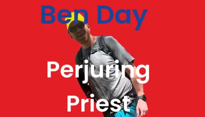 Perjuring priest Ben Day