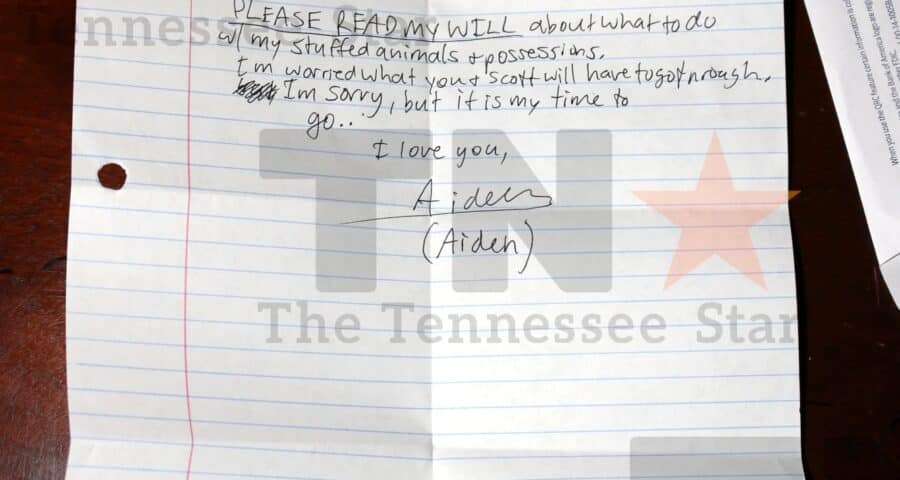 Audrey Hale suicide note