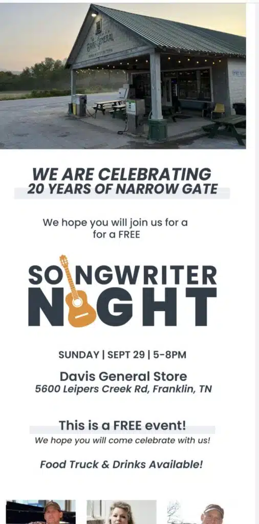 Songwriters night